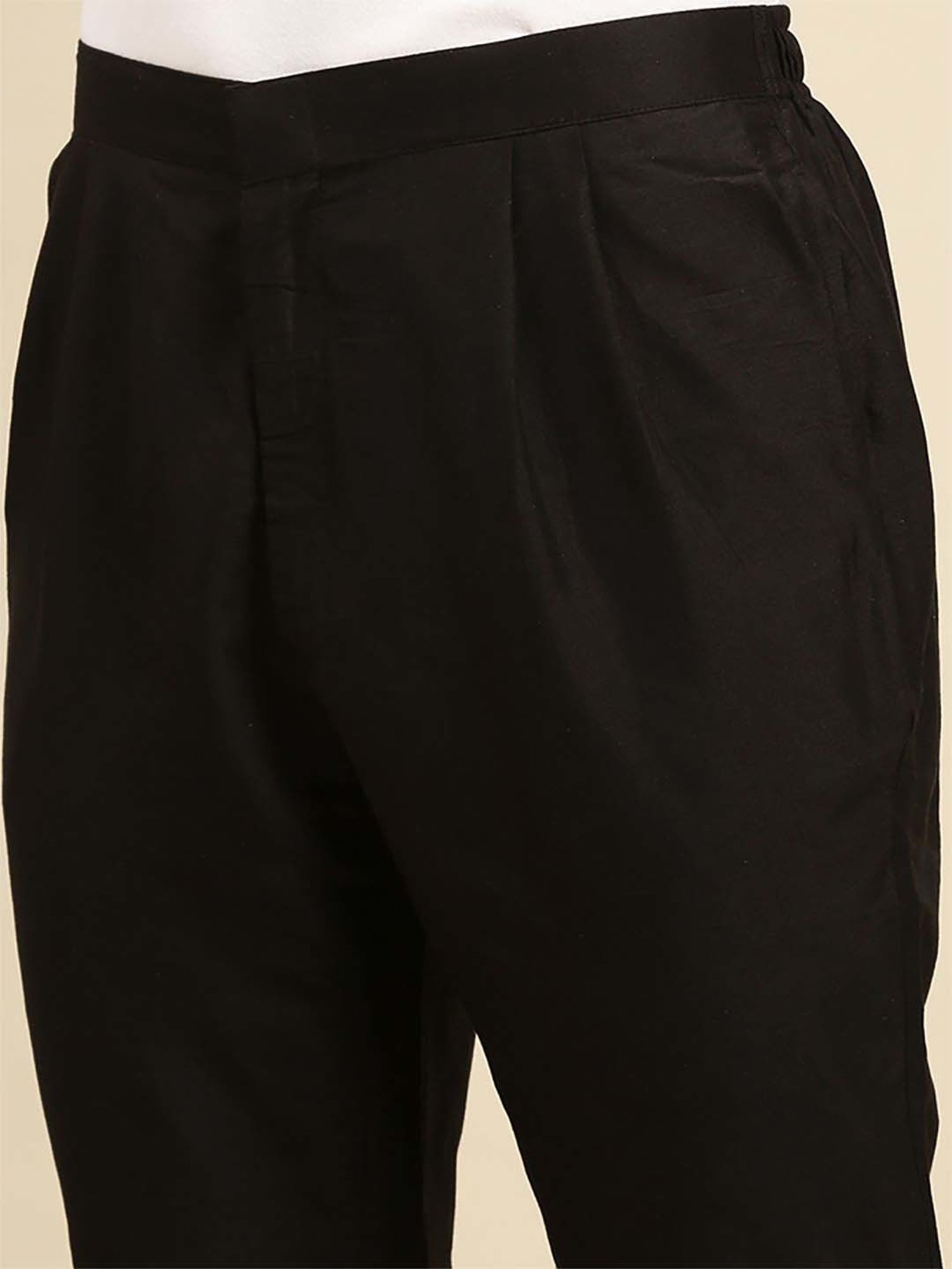 Sanwara Black  Regular Fit Ethnic Pants