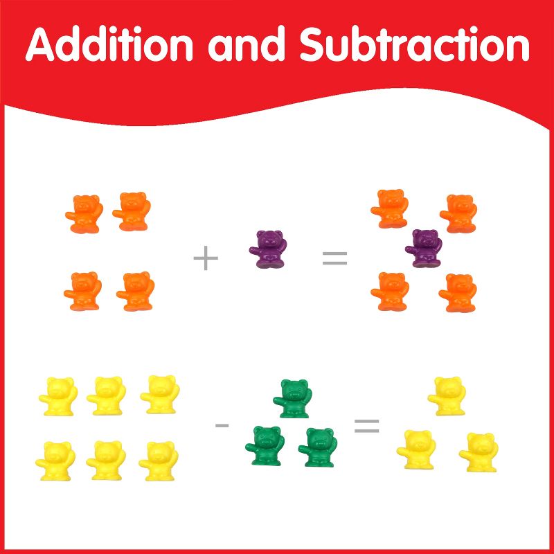 Edx Education Counting Bears with Matching Bowls - 68pc Set