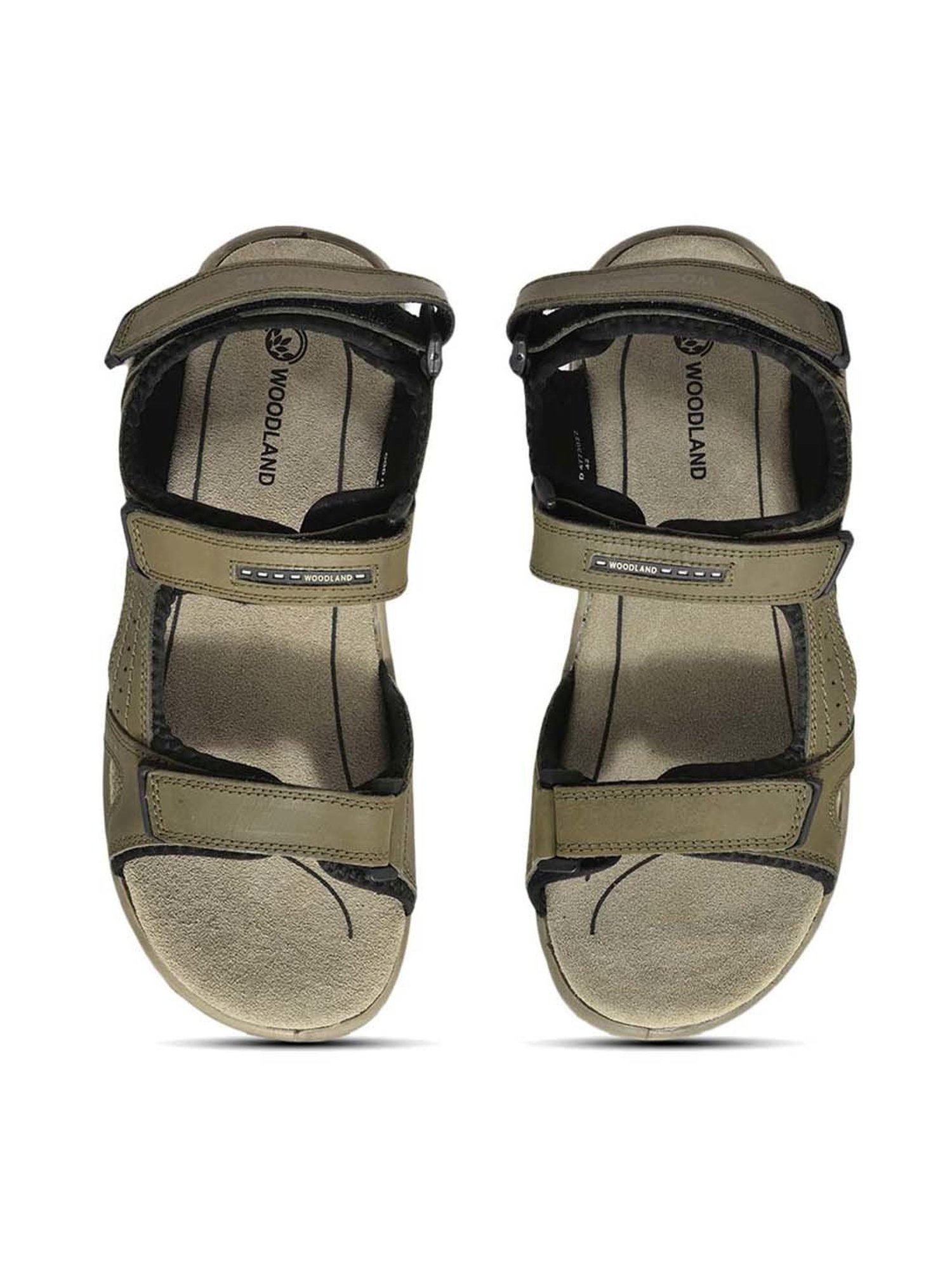 Woodland Men's Olive Floater Sandals