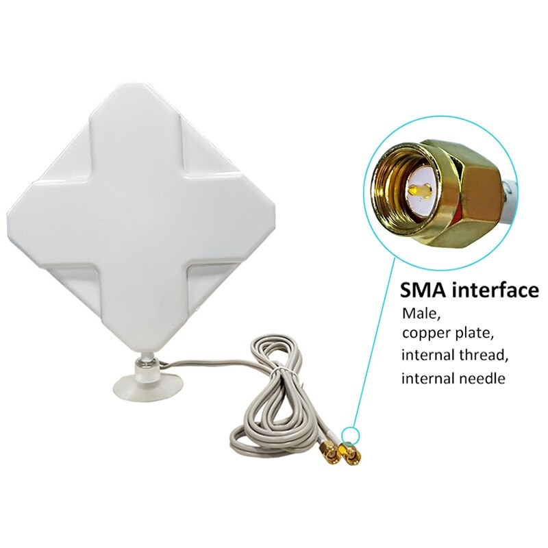 Antenna IPEX 8dBi Omni RP SMA Male RPSMA Antenna 24Ghz 58Ghz Dual Band + 20cm UFL to RPSMA Female Extension Cable for Mini PCIe Card Notebook PS4 Drone 1 Pcs