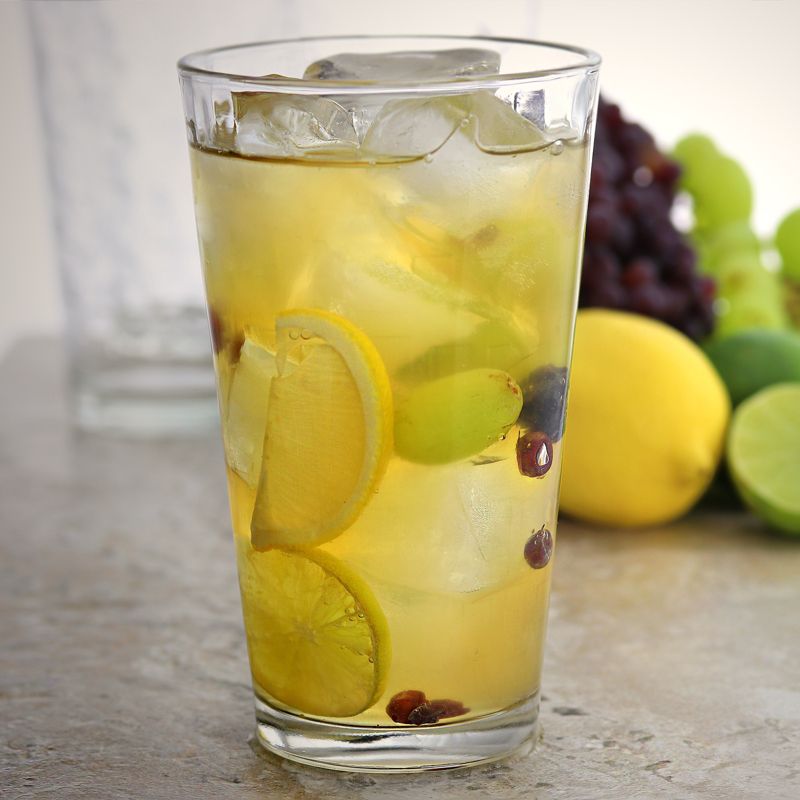 4pk Embossed Glass Drinkware Tall - Hearth & Hand™ with Magnolia