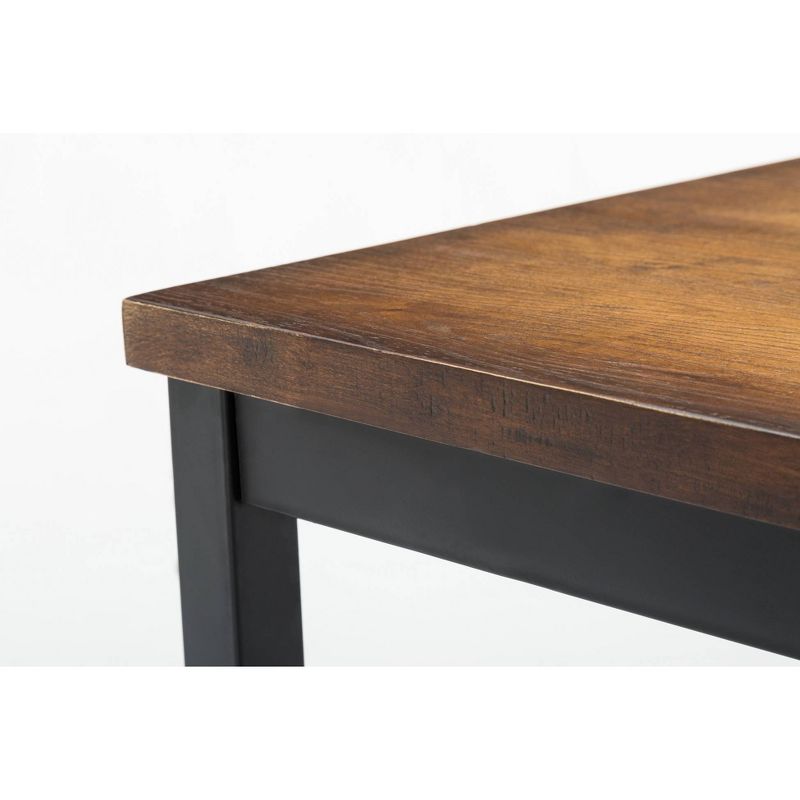 Americano Counter Height Table Natural/Black - Boraam