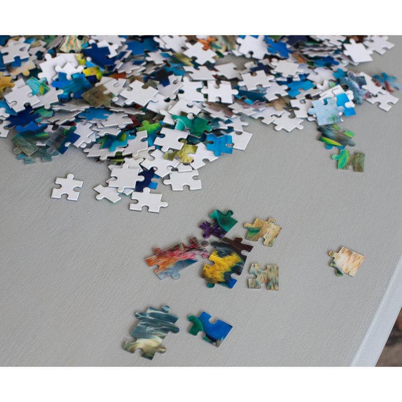 The Zoofy Group LLC Peek-A Boo Shark in the Deep Blue Sea Super 3D 500 Piece Jigsaw Puzzle