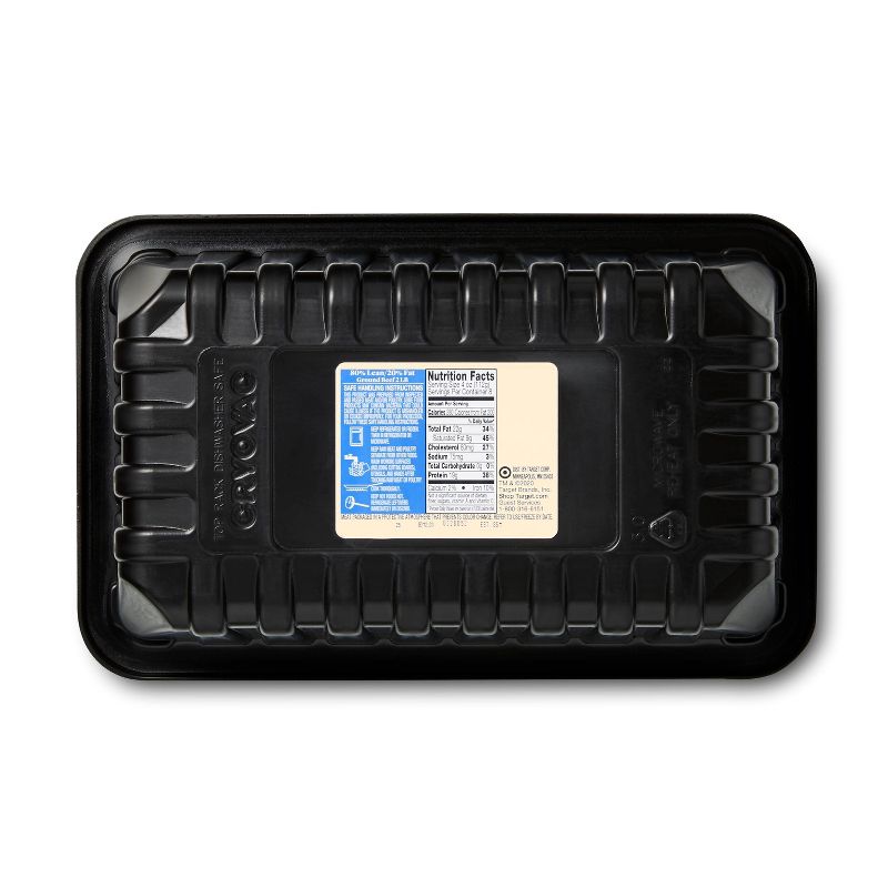 Uncured Bacon and Cheddar Beef Patties - Frozen - 2lbs - Good & Gather™