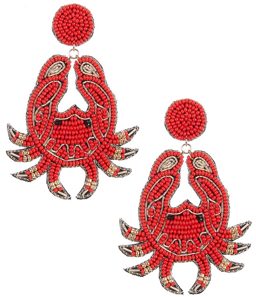 Anna & Ava Beaded Crab Earrings