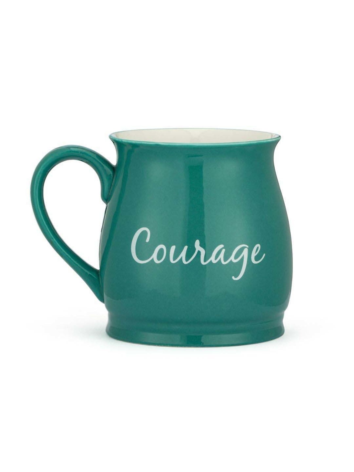 JCPL Pepper Green Ceramic Milk Mug (0.35 L) - Set of 2
