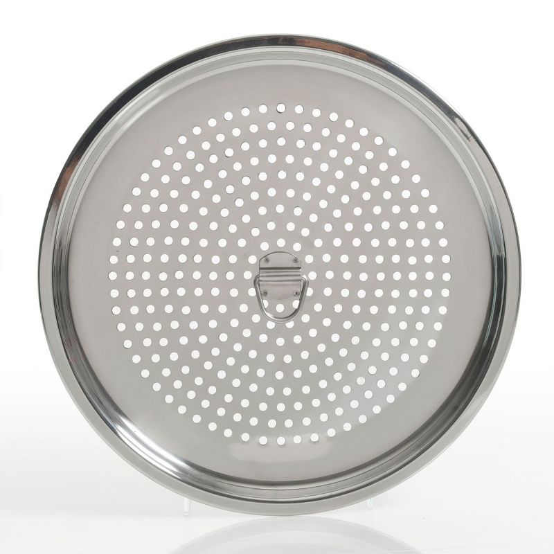 Kenmore 16 Quart Stainless Steel Pot in Blue with Steamer Insert and Glass Lid