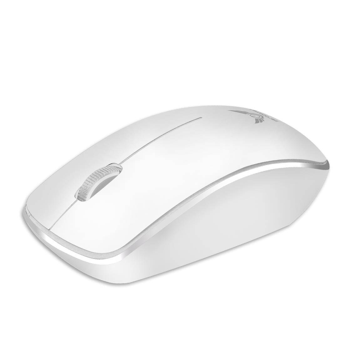 ZERODATE T16 2.4GHz Wireless 1600DPI Optical Mouse with Receiver(White)