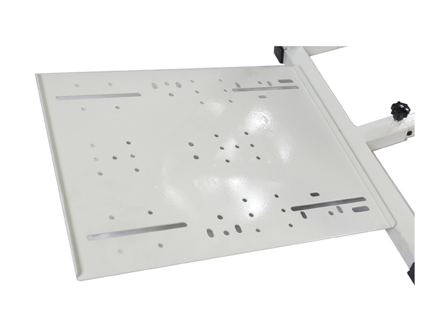 GTR Simulator GTAF-WHT-S105LBK - GTA-F Model (White) Triple or Single Monitor Stand with Black Adjustable Leatherette Seat, Racing Simulator Cockpit Gaming Chair Single Monitor Stand