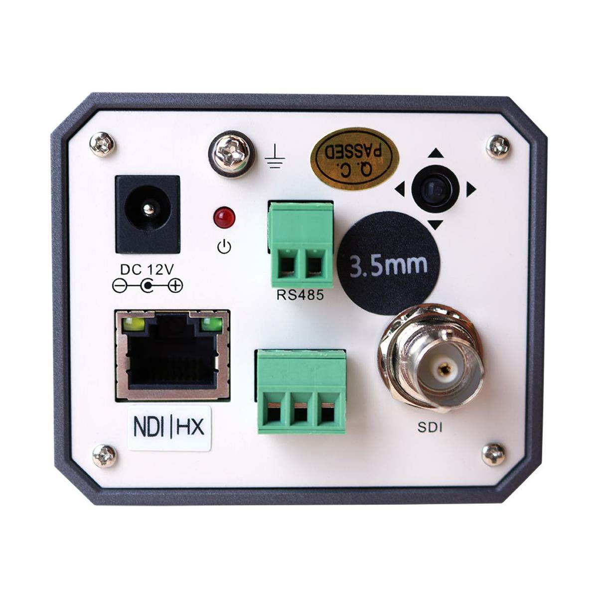 PTZOptics PTEPTZ-NDI-ZCAM-G2 1920x1080/30FPS/100 HFOV/HD-SDI IP Camera with US Power Supply (White)