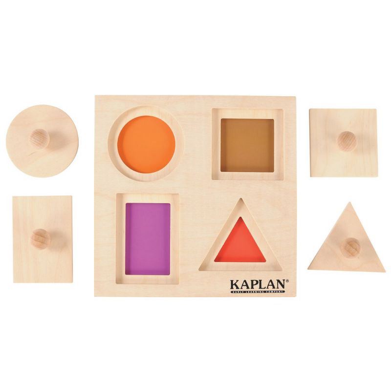 Kaplan Early Learning Peek A Boo Knob Shapes Puzzle