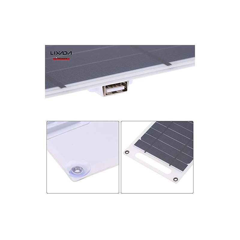 Solar Panel Charger USB Port Portable High Power Paper Shaped Monocrystalline Silicon for Cell Phone Camping