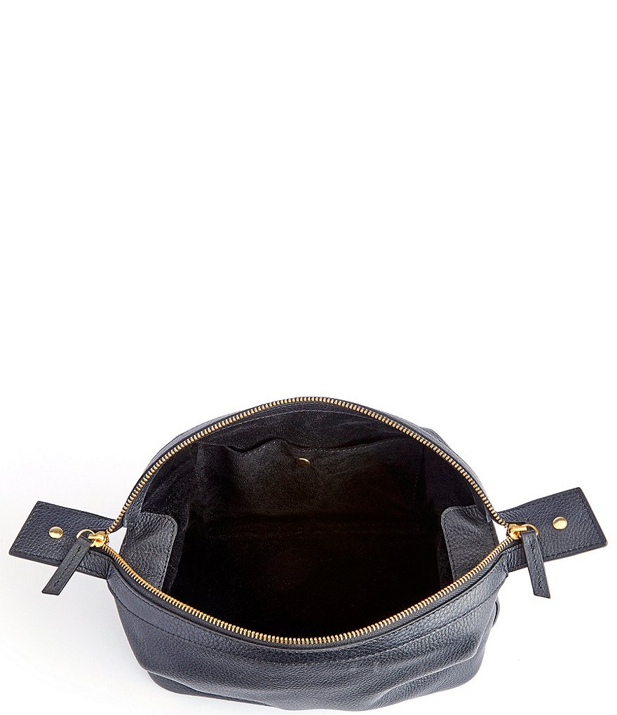 ROYCE New York Pebbled Leather Toiletry Bag