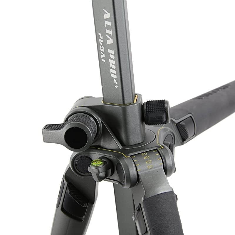 Alta Pro 2+ 263AT Aluminum Tripod with Multi-Angle Center Column for Sony, Nikon, Canon DSLR Cameras