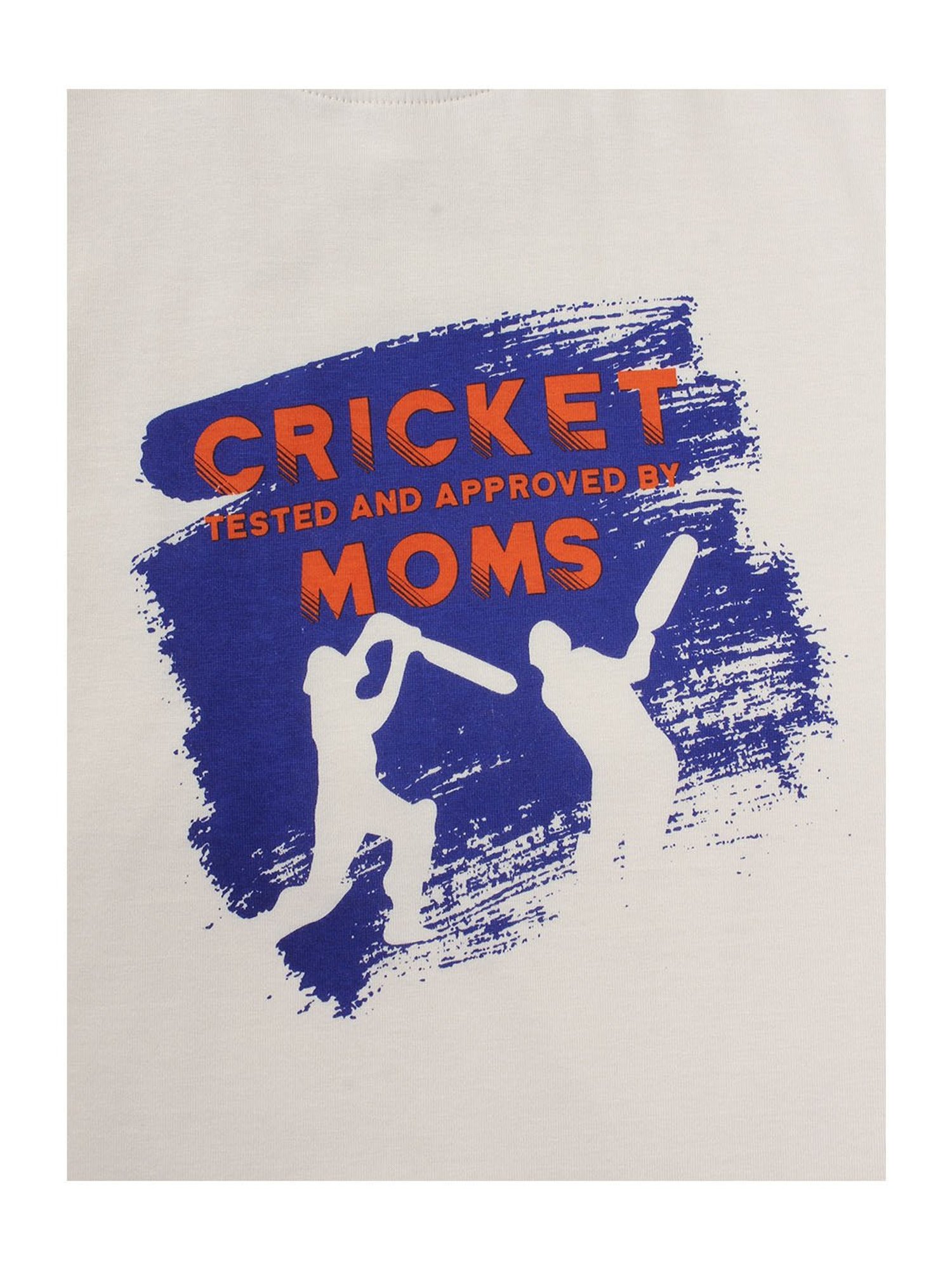 Cub McPaws Kids White Printed  T-Shirt