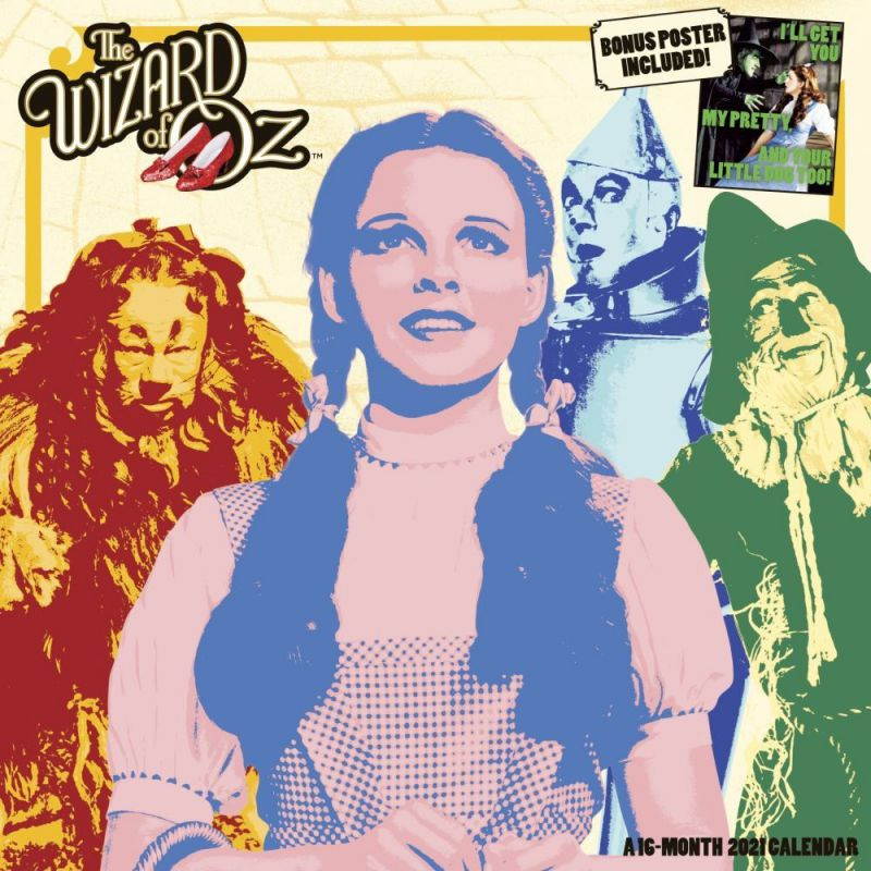 Trends International,  Wizard of Oz 2021 Exclusive Wall Calendar wPoster 2021