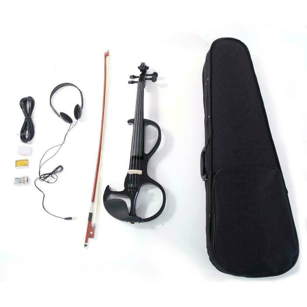 Glarry 4/4 Spruce Grained Maple Violin + Case+ Bow+ Shoulder Rest +Tuner+ Rosin