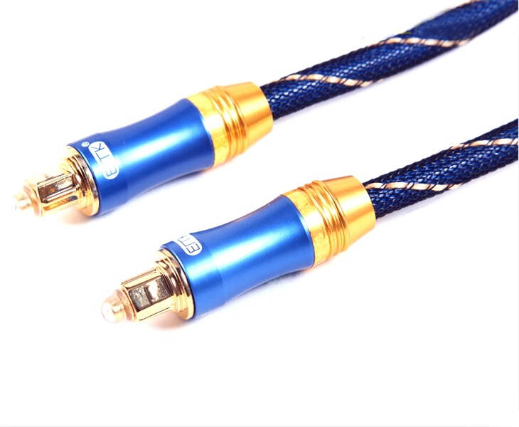 2017 Newest High Quality 2 Meters OD6.0mm Blue Digital Optical Optic Fiber Toslink Audio SPDIF Cable Cord