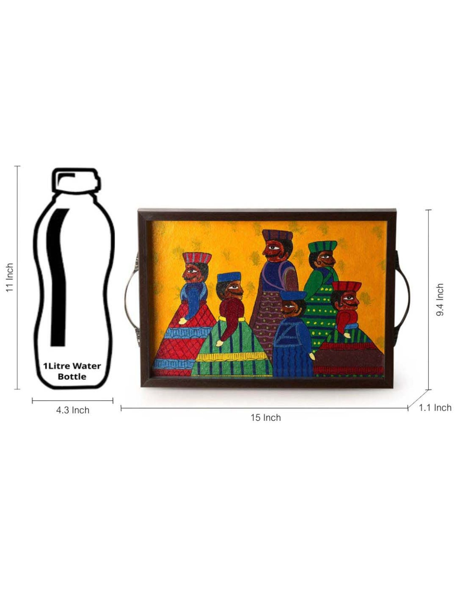 Gibson Home 18" x 24" Ceramic Gracious Rectangular Serving Platter