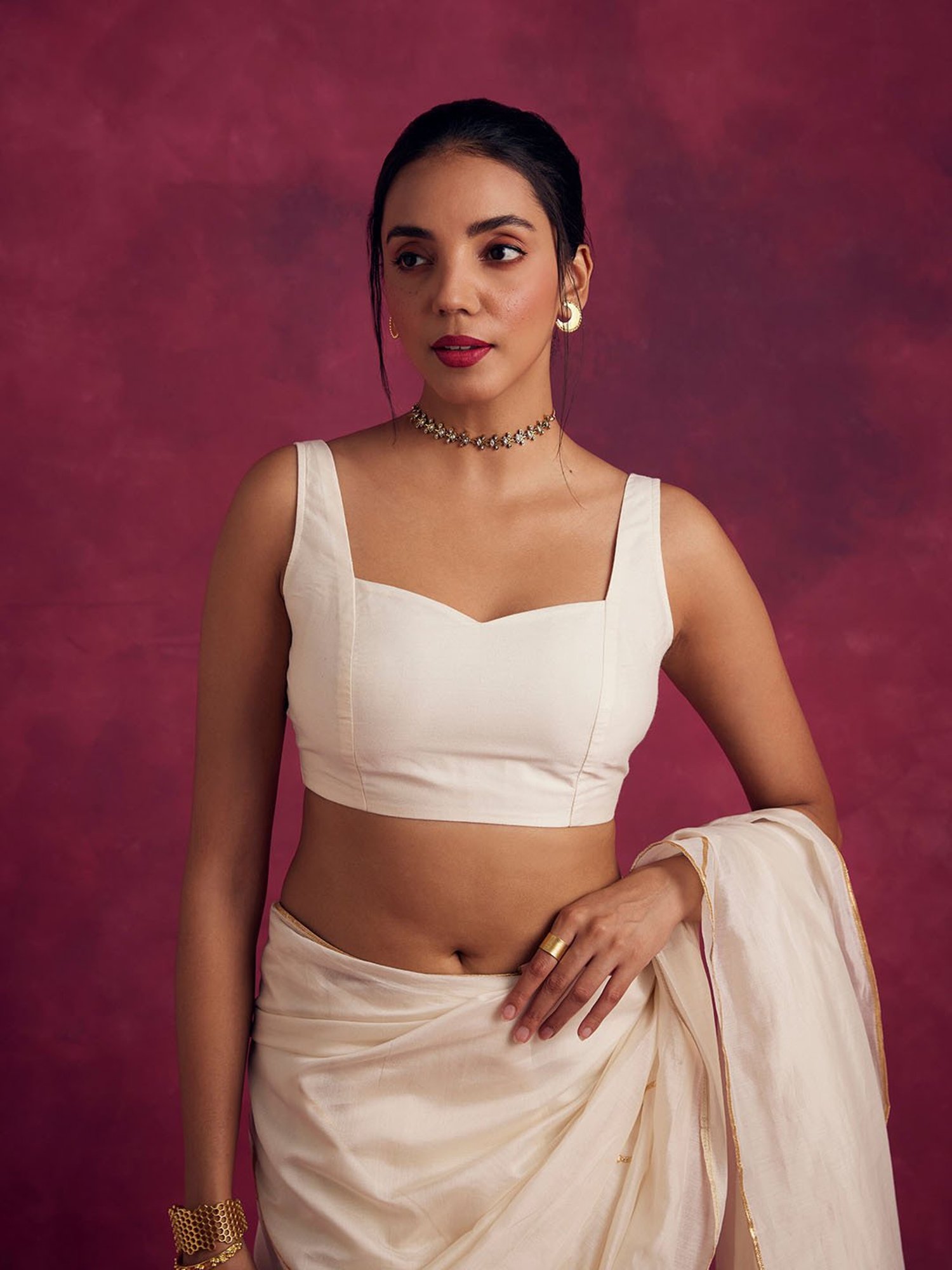 Abhishti Beige Blouse