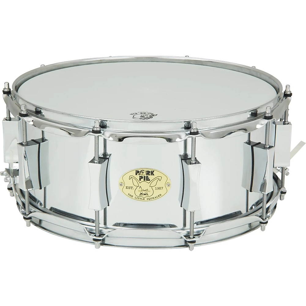 Pork Pie 6" x 14" Little Squealer Steel Snare Drum