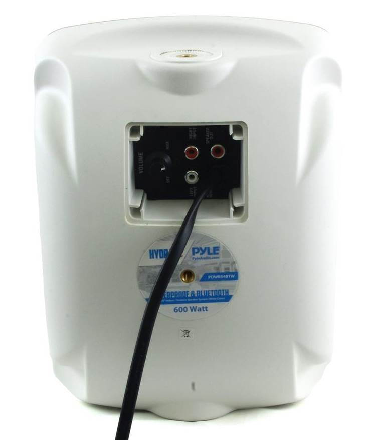 Pyle PDWR54BTW Bluetooth 600W Waterproof 5.25" Powered Outdoor Speakers (2 Pair)