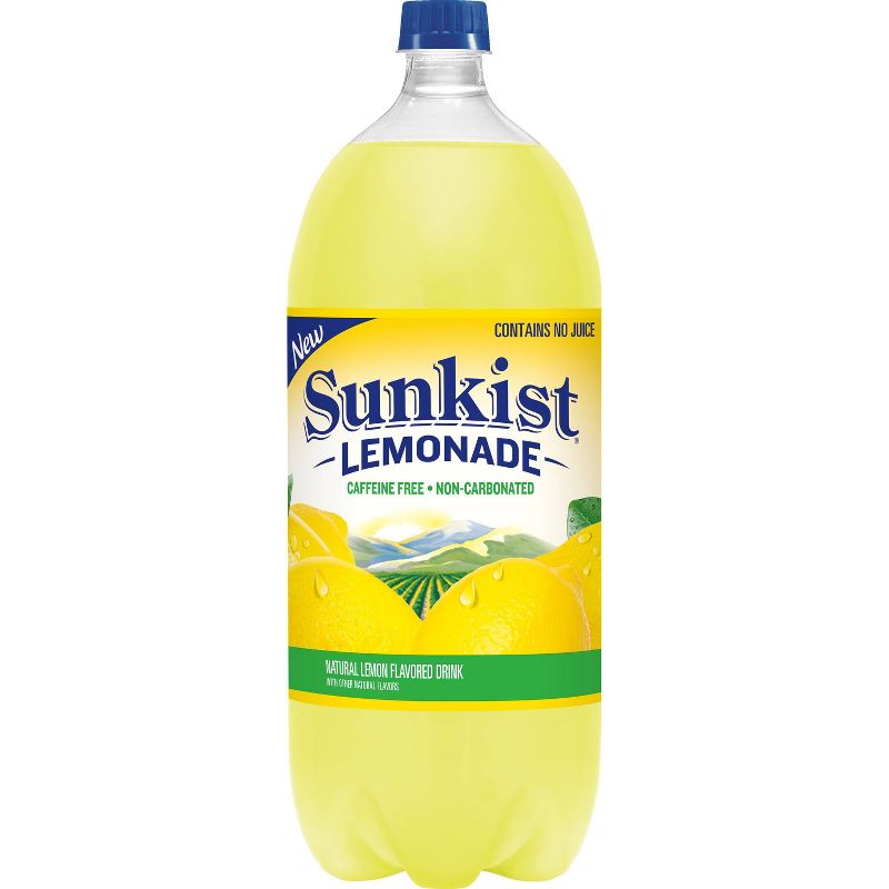 Sunkist Lemonade Soda - 2 L Bottle