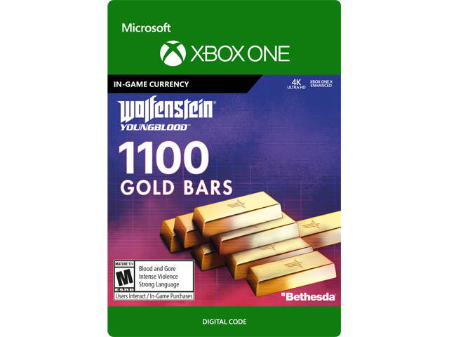 Wolfenstein: Youngblood: 1100 Gold Bars Xbox One [Digital Code]