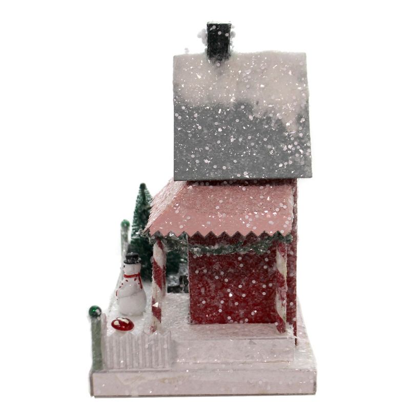 Cody Foster 9.0" Candy Cane Condo Putz House Village  Light Up  -  Decorative Figurines