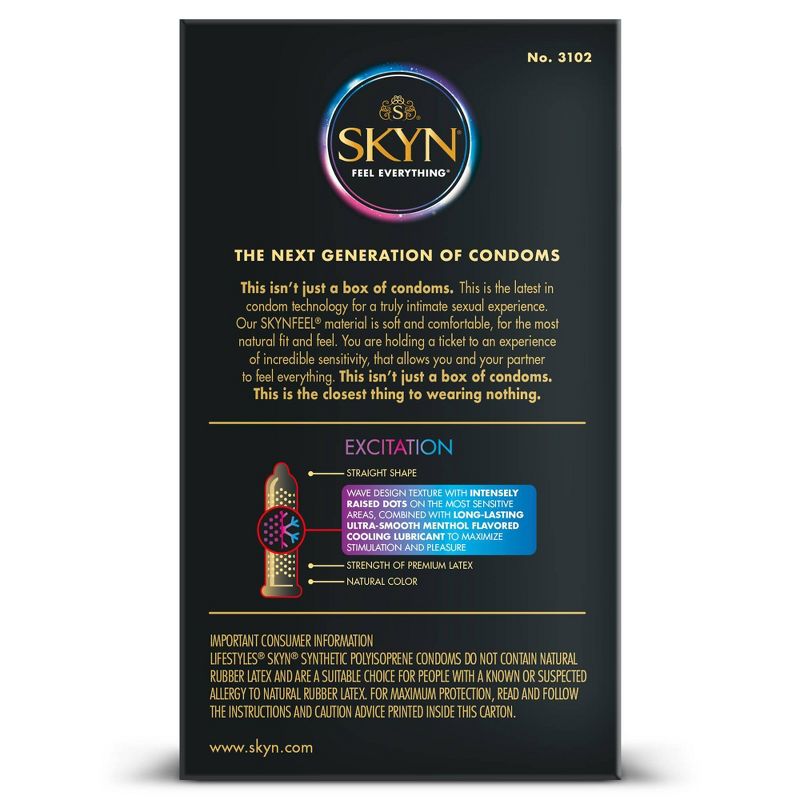 LifeStyles Skyn Excitation Condoms - 12ct