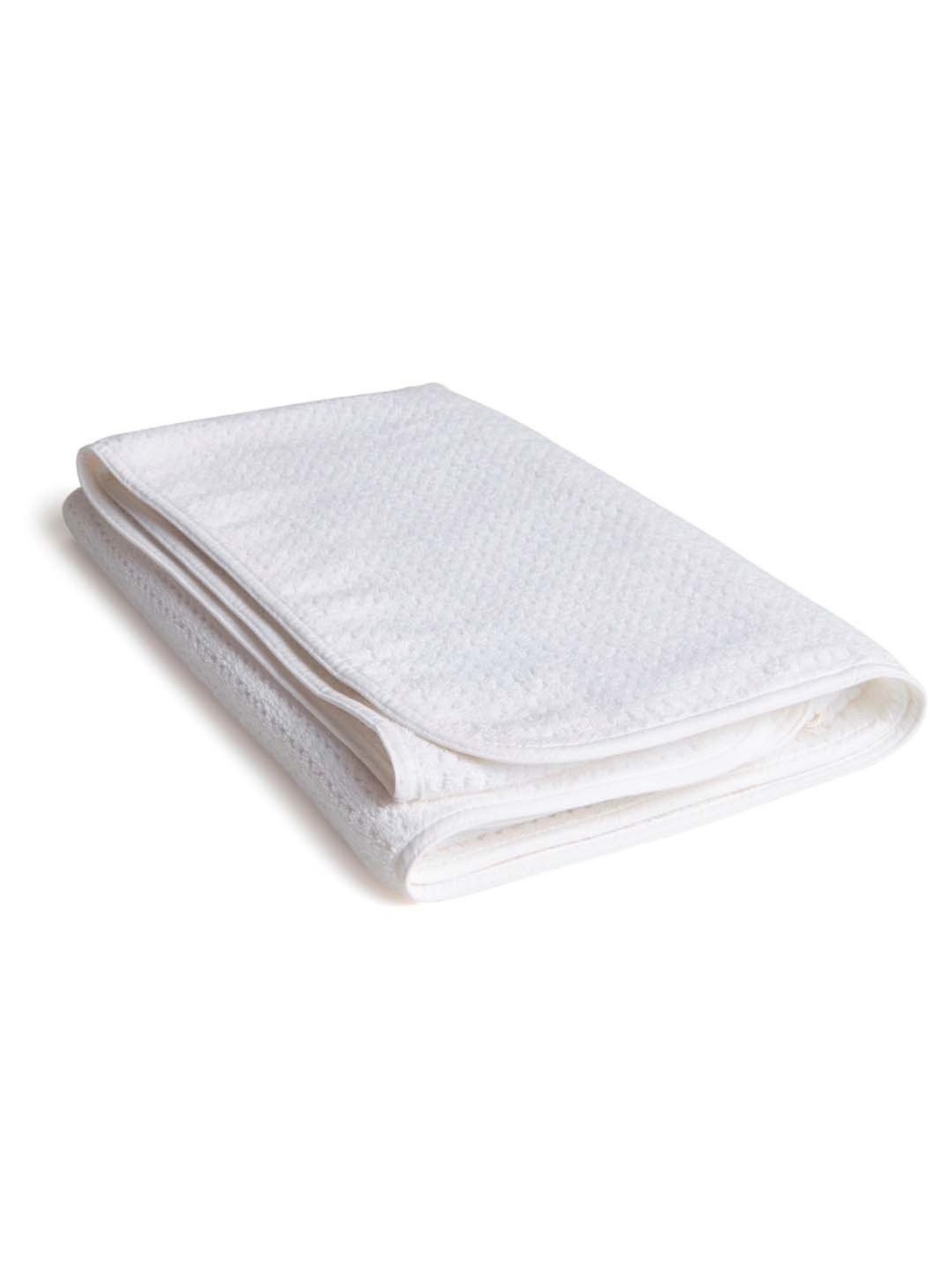 DDecor Linea White Cotton 550 GSM Bath Towel - Set of 1