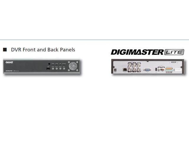 Computar Ganz High Quality DR4HL-500 4 Channel H.264 DVR w/ 500 GB HDD installed