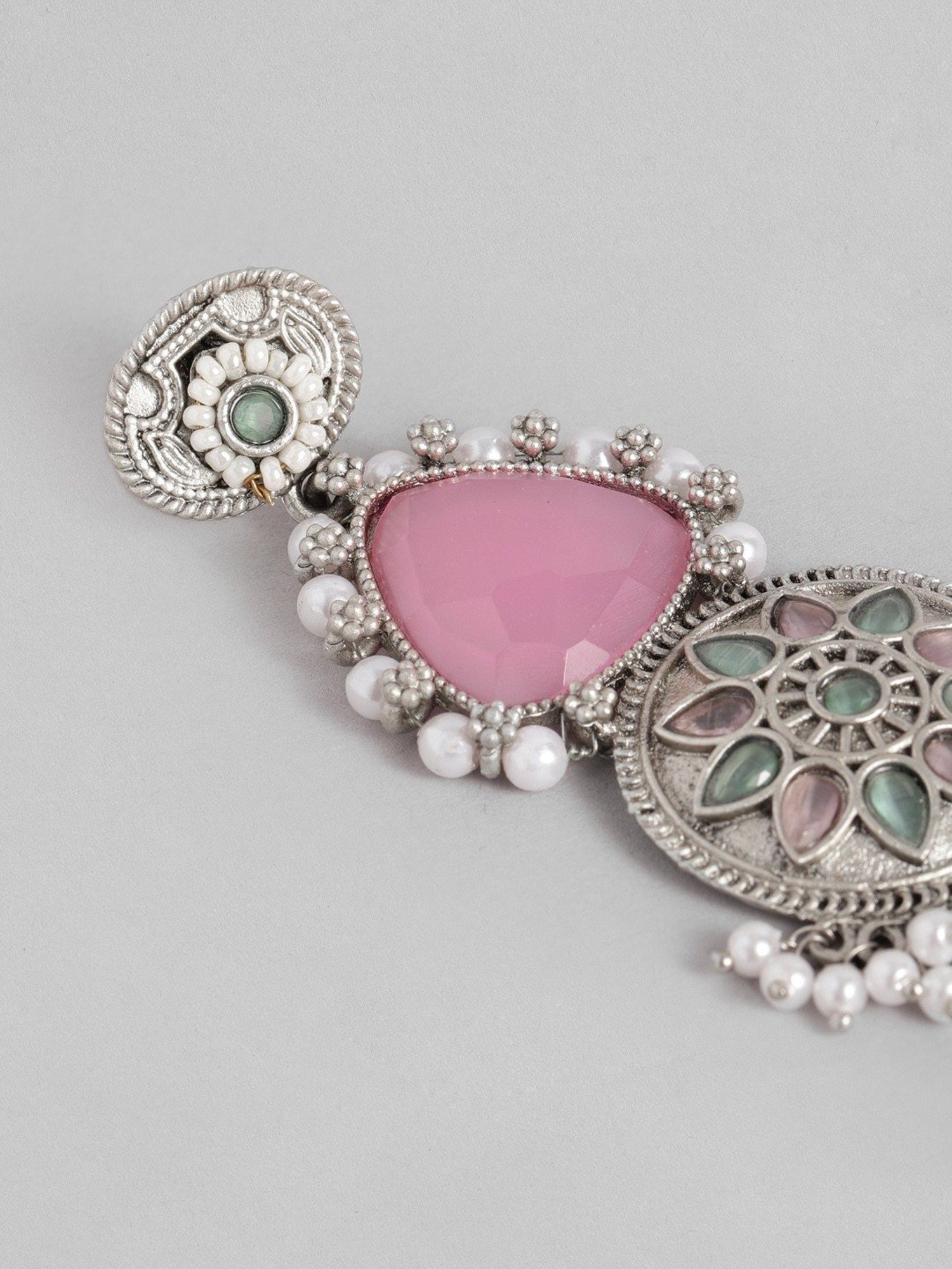 Abdesigns Enthralling German Silver Earrings