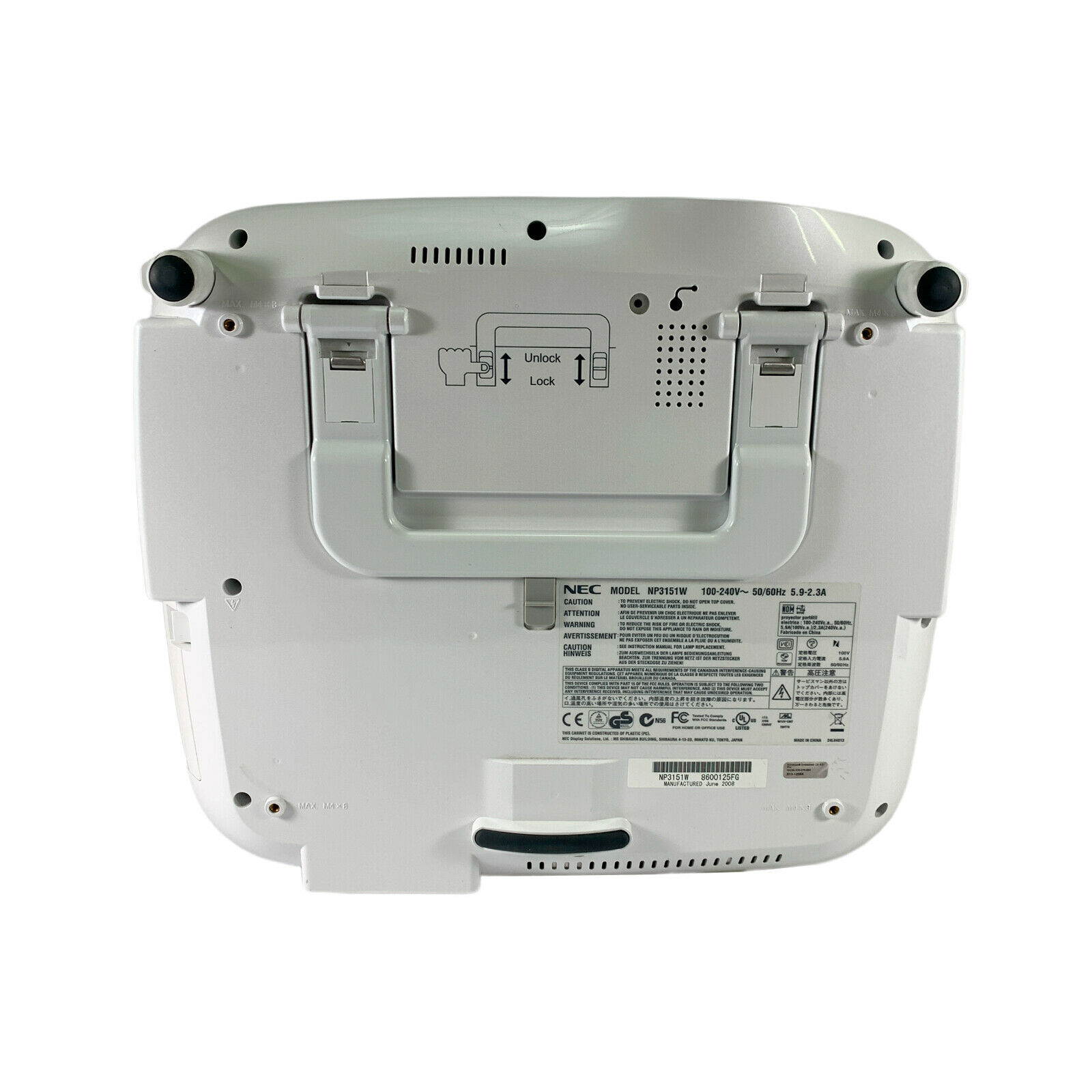 NEC NP3151W 3LCD Projector 4000 ANSI Lumens  Wireless HD 1280x800 HDMI-adapter Home Theater Professional Streaming with Accessories bundle