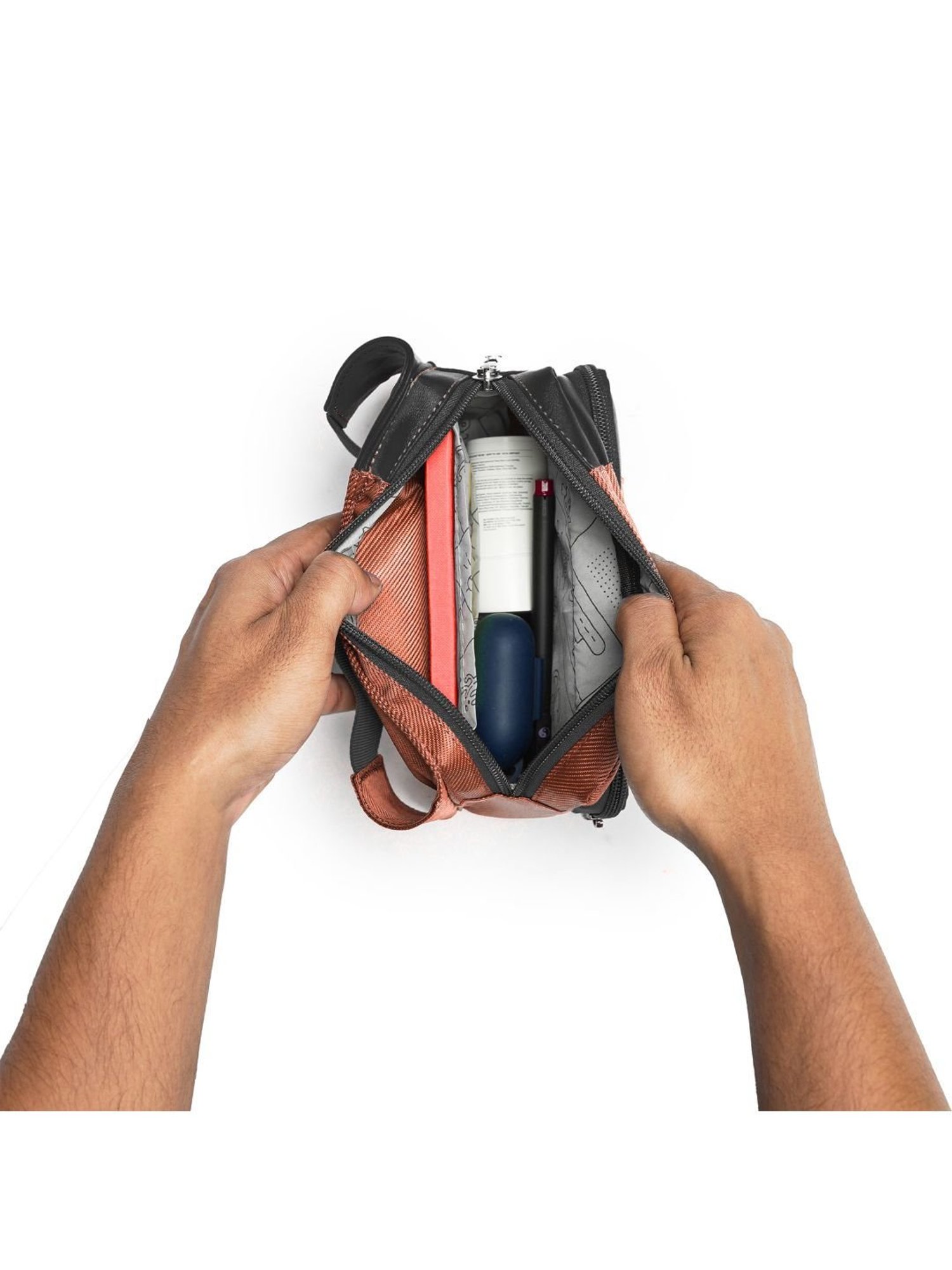 Assembly Rust Color Block Waist Pouch