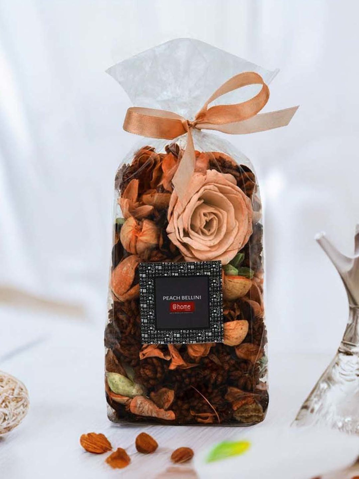 @home Orange Bellini Fragrance Dried Flowers and Leaves Potpourri Pouch