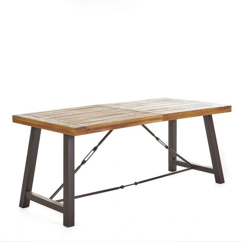 Circi 5pc Outdoor Dining Set - Black and Charcoal - CosmoLiving by Cosmoplitan