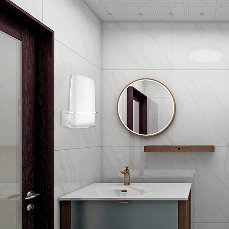 Wall Mount for Netgear Orbi Sturdy Clear Acrylic Wall Shelf Bracket for NETGEAR ORBI RBS40 RBK40 RBS50 RBK50 AC2200 AC3000 Home WiFi Router 2 Packs