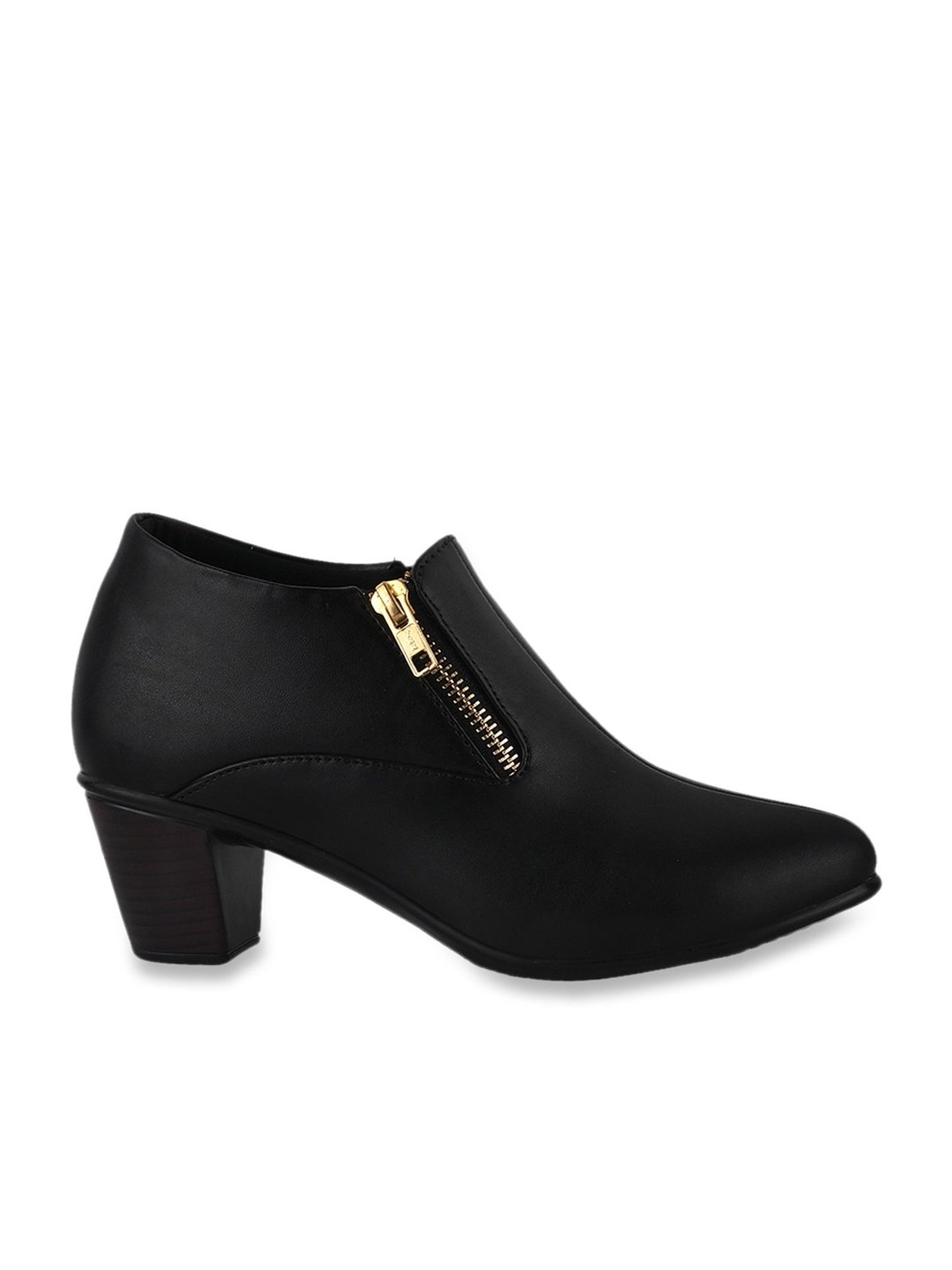 The White Pole Women's Black Casual Boots