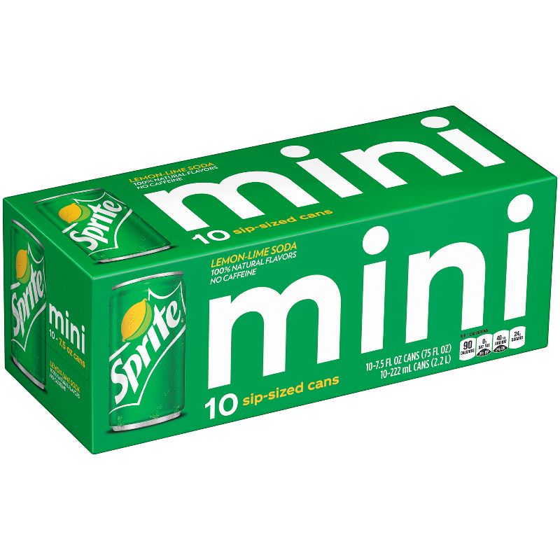 Sprite - 10pk/7.5 fl oz Mini-Cans