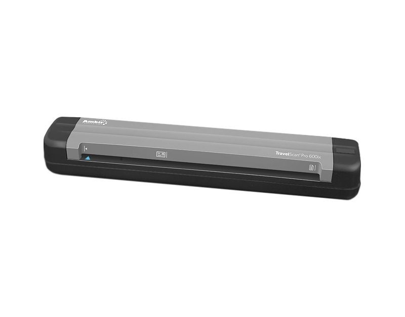 Ambir TravelScan Pro 600ix Sheetfed Scanner - 600 dpi Optical - 48-bit Color - 8-bit Grayscale - USB