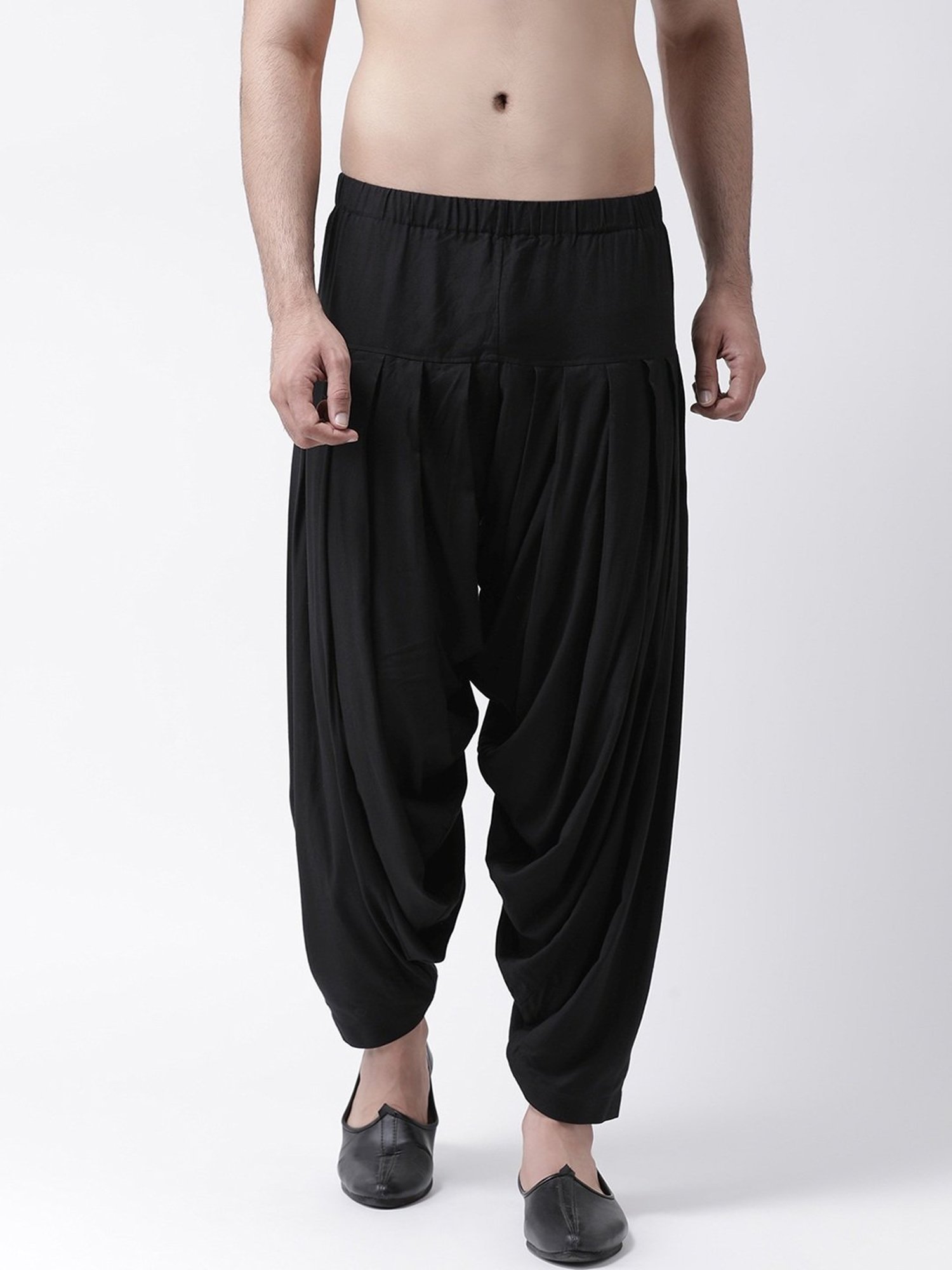 Ramraj ALAMEEN White Cotton Solid Dhotis