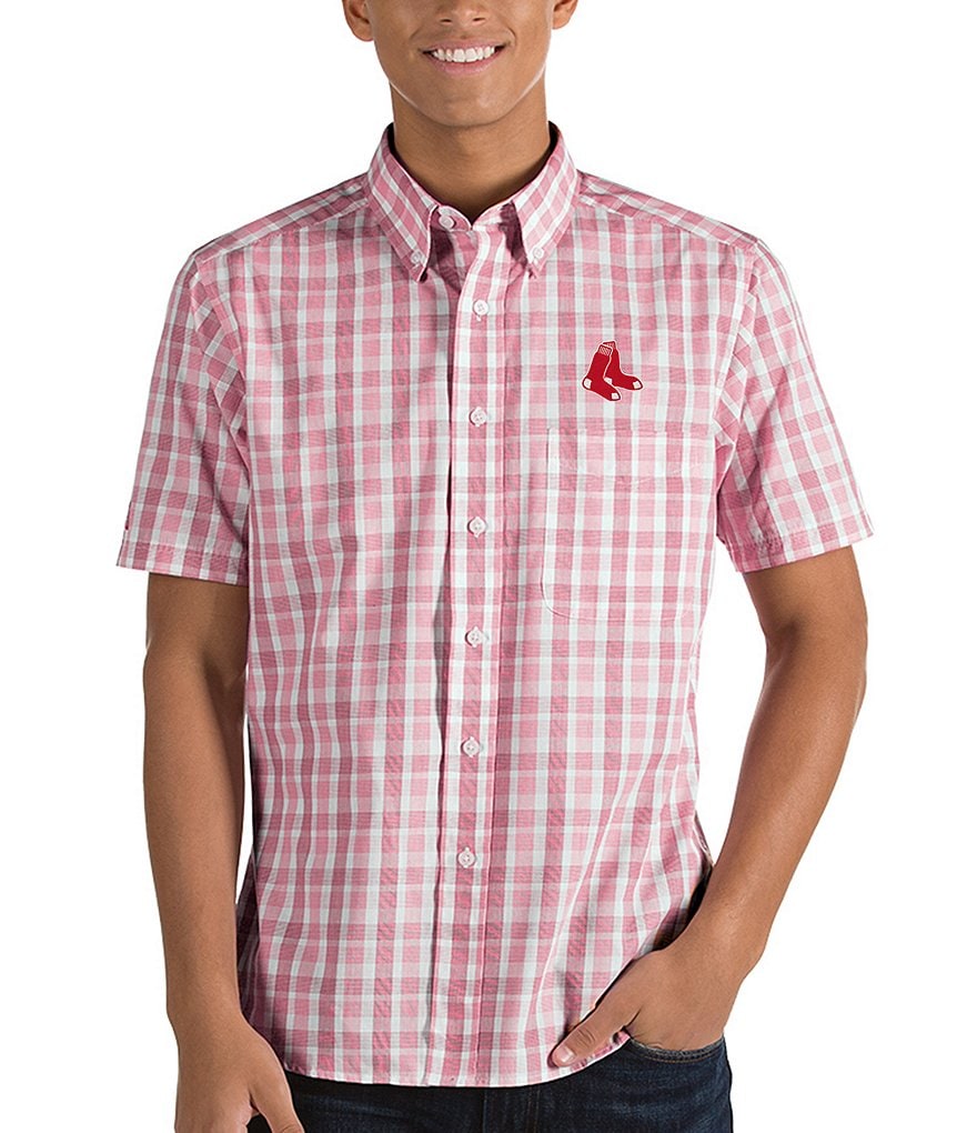Antigua MLB Crew Short-Sleeve Woven Shirt