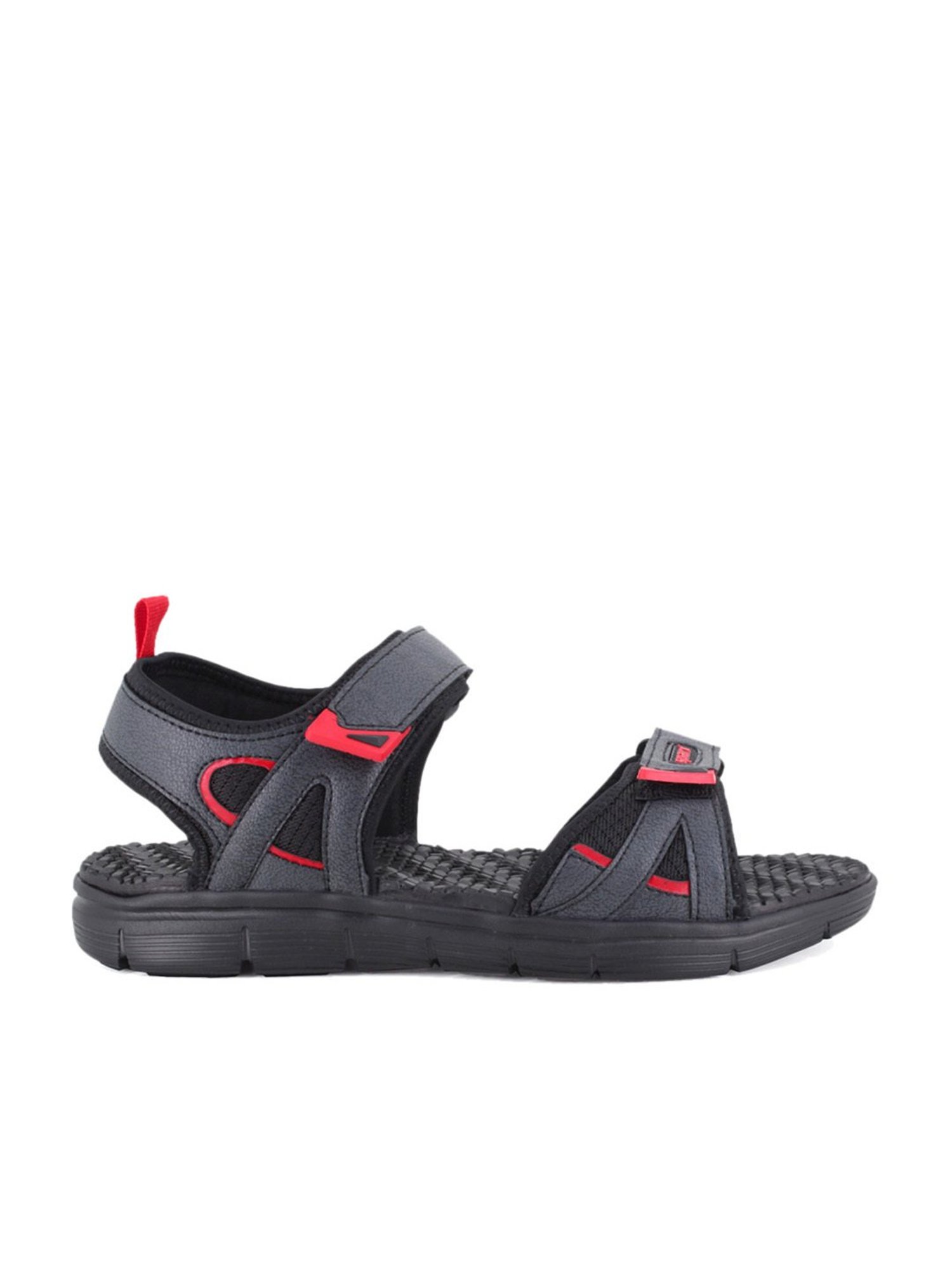 Sparx Men's Black Floater Sandals