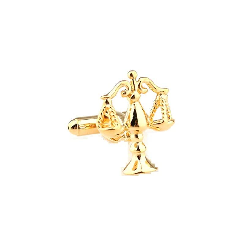 Scales of Justice Attorney Lawyer Judge Cufflinks with a Presentation Gift Box Polishing Cloth