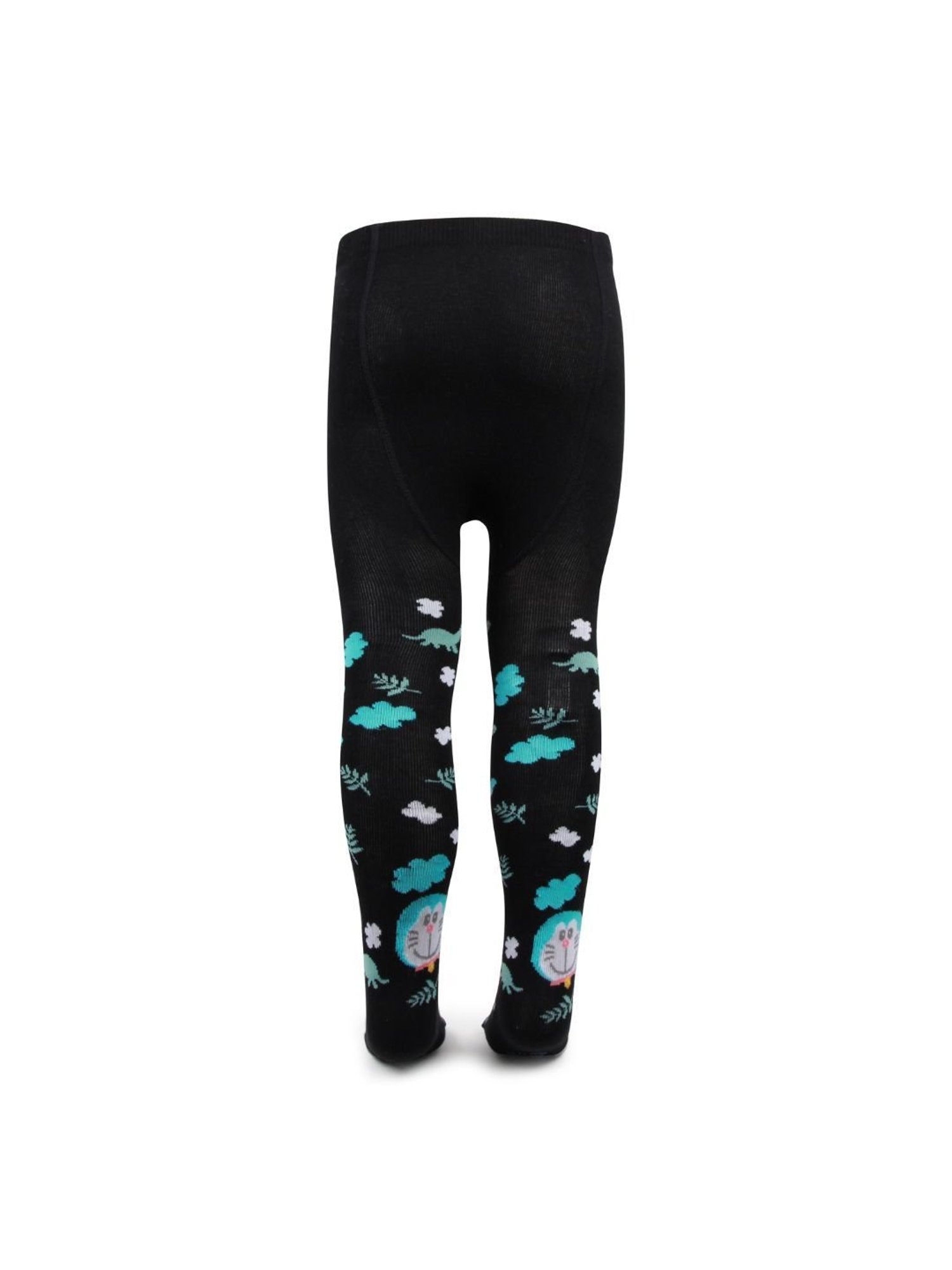 Bonjour Boys Black Doraemon Print Tights