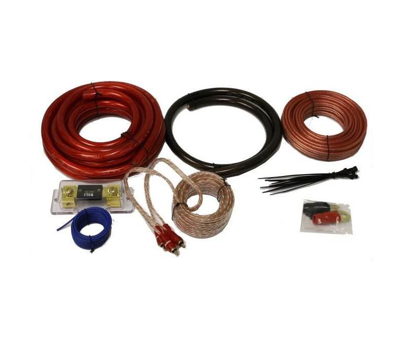 2) Q-Power 1/0 Gauge 3000W Car Amplifier Wiring Installation Kits Amp/Wire + RCA