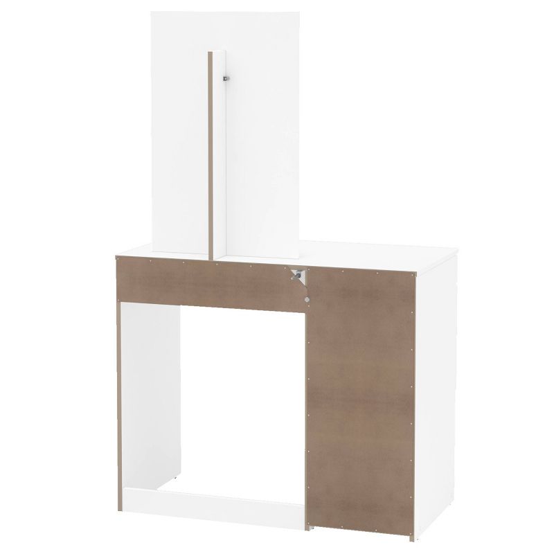 Savannah Vanity with Mirror White - Chique