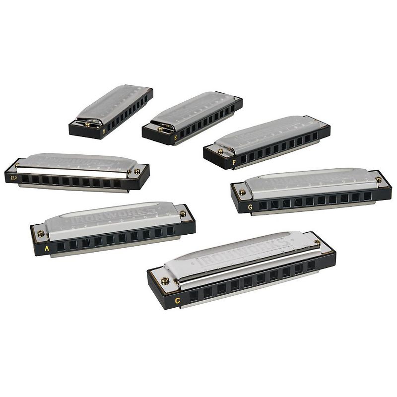 Silver Creek 7 Pack of Blues Style Harmonicas