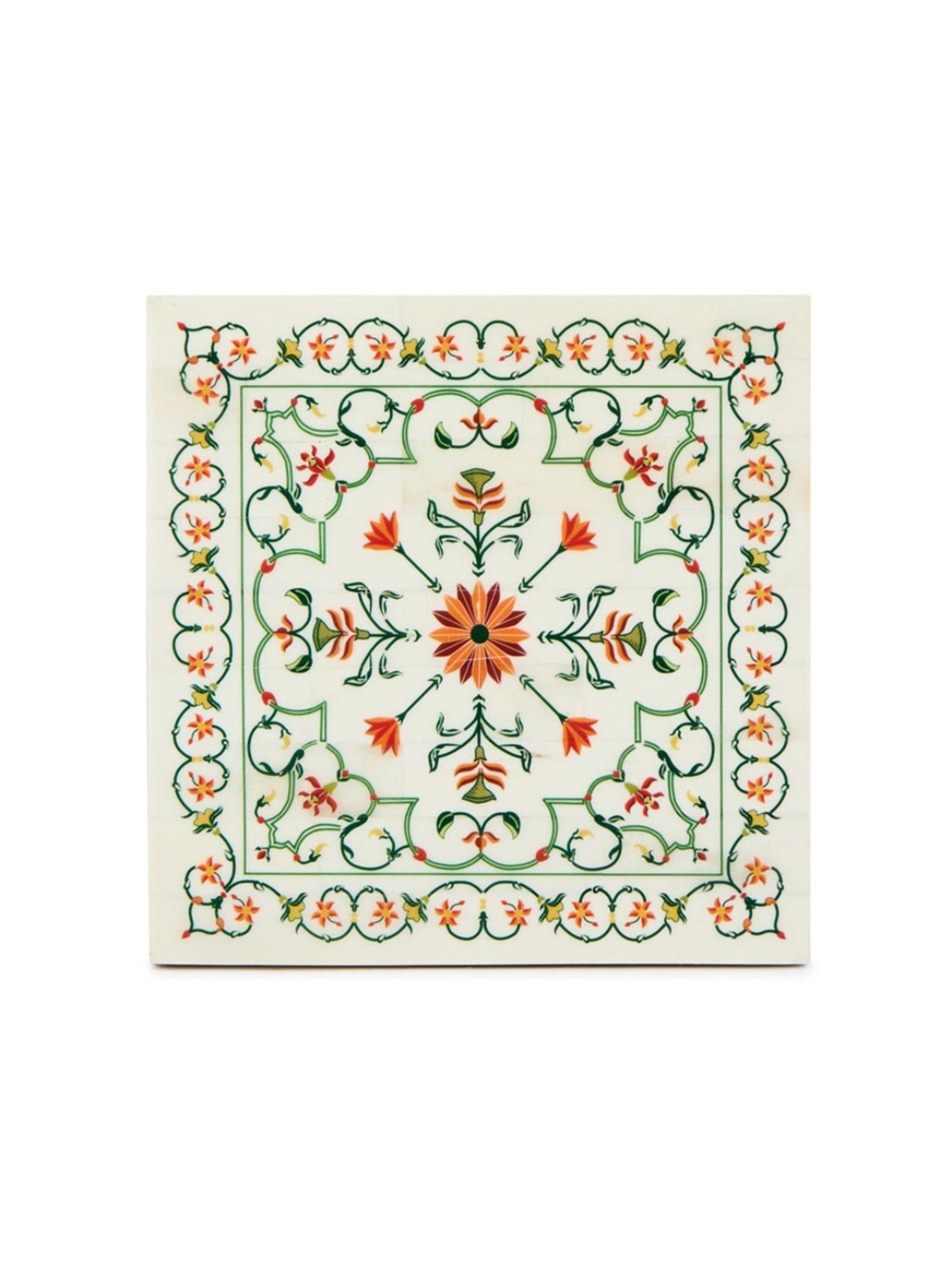 Ariana Yellow & White Cotton Kitchen Apron with Pocket